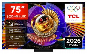 טלוויזיה 75 אינץ TCL 75C7L 144Hz SQD-Mini LED TV 4K SMART טלוויזיה 75 אינץ TCL 75C7L 144Hz SQD-Mini LED TV 4K SMART