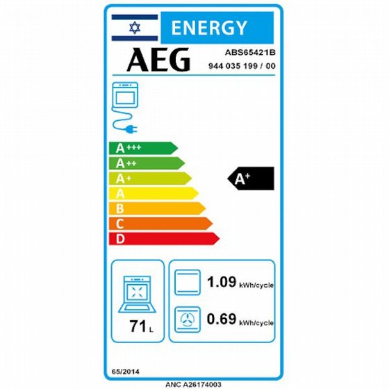 ���� ���� �������� �.�.�. ������ ����� AEG ABS65421B *����� ������*