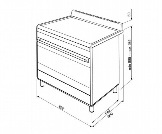 ���� ����� ������ �� 90 �"� ����� ���� SMEG BG91