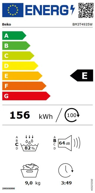 ����� ����� ��� 9 �"� (����� ���) Beko BM3T4935W Heat Pump