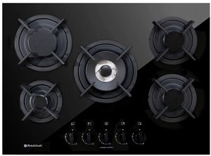 כיריים 5 להבות גז 70 ס"מ פרטלי שחור Fratelli FRS-PFC75B כיריים 5 להבות גז 70 ס"מ פרטלי שחור Fratelli FRS-PFC75B