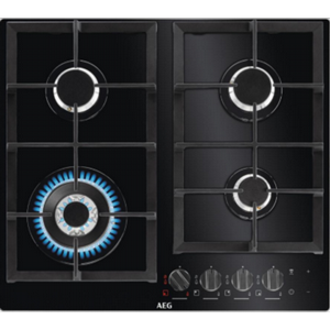 כיריים גז 4 להבות א.א.ג. AEG HKB64550NB כיריים גז 4 להבות א.א.ג. AEG HKB64550NB
