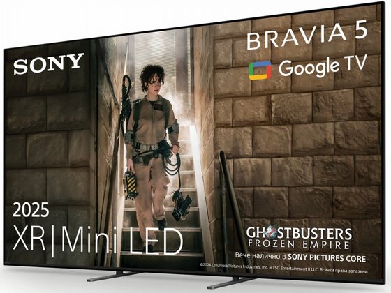 �������� ���� 65 ���� SONY K65XR55B 4K BRAVIA 5 XR Mini LED Android TV