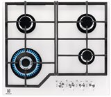 כיריים גז 4 להבות זכוכית לבן אלקטרולוקס Electrolux KGG6436W כיריים גז 4 להבות זכוכית לבן אלקטרולוקס Electrolux KGG6436W