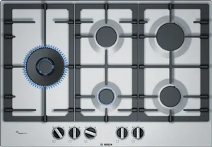 כיריים גז בוש 5 להבות (75 ס"מ) נירוסטה Bosch PCS7A5B95Y כיריים גז בוש 5 להבות (75 ס"מ) נירוסטה Bosch PCS7A5B95Y
