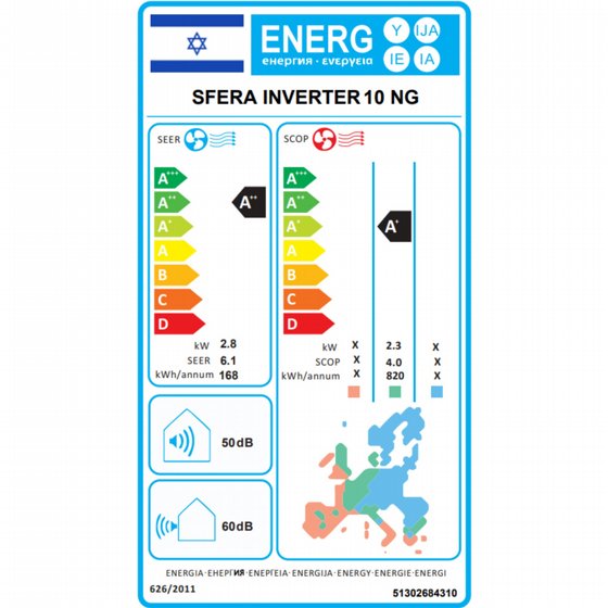 ���� ���� ������ SFERA INVERTER 10 NG ������ TADIRAN